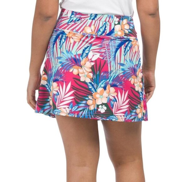 Tommy Bahama Golf/Tennis/Pickleball Skort, Tropical Floral Print, Size Large - Picture 2 of 14